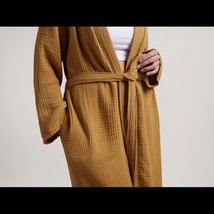 Parachute Cloud Cotton Robe, L in Amber